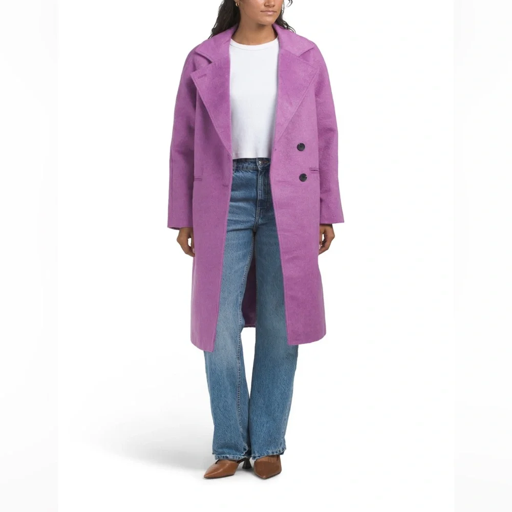NWT Avec Les Filles Lavender Coat - Picture 6 of 13